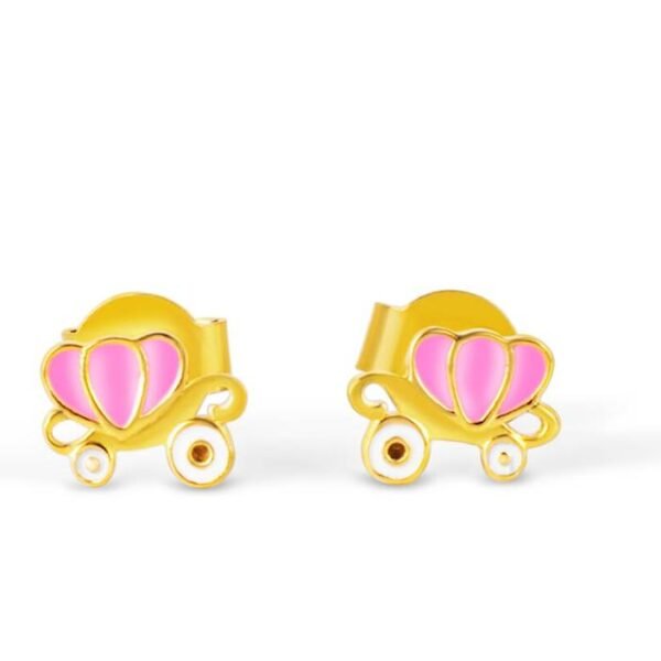 Kids- Cinderella's Carraige Earrings