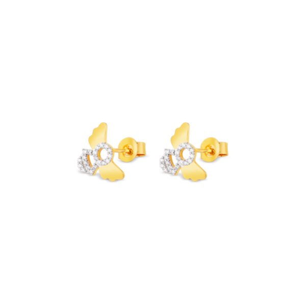 Gold Angel Earrings