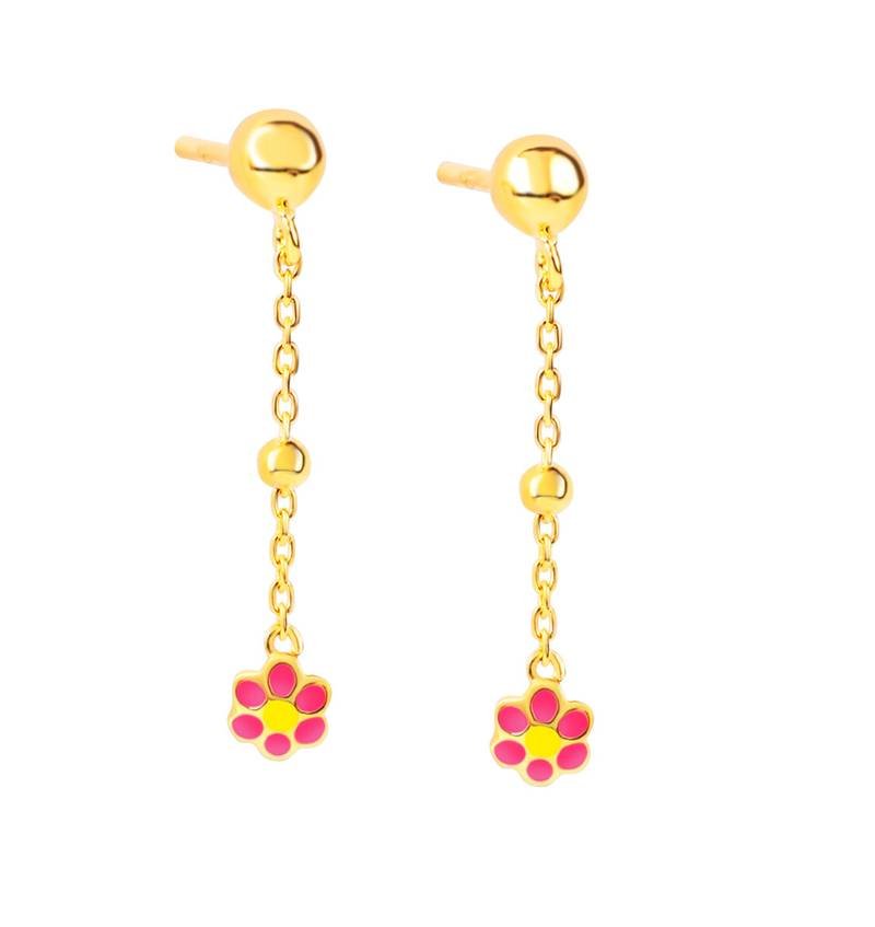 1-Copy-2-e1765278519709.jpg Kids- Hanging Flower Earrings
