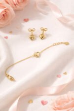 925 Premium Silver Earrings & Bracelet Jewelry Set for Women - Image 4