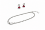 Romantic Silver Necklace & Earring Jewelry Set for Women - Image 6