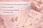 925 Premium Silver Necklace, Earrings & Bracelet Jewelry Set for Women - Image 2