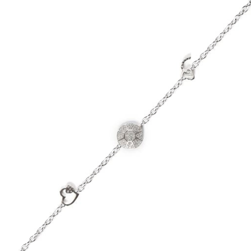 High141.png Silver Heart Bracelet - Image 1