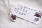 Ruby Precious Gemstone Pendant with Chain - Image 7