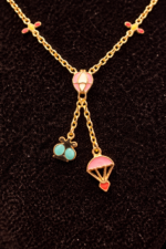 Kids 925 SILVER Jewelry Set – hot Air Balloon Charm Necklace, Bracelet & Earrings - Image 7