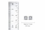 Princess Cut Earrings - Image 5