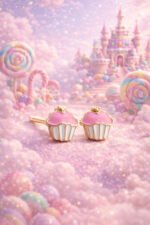Kids- Cupcake Earrings - Image 2