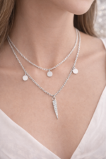 Stackable Double Layered Necklace - Image 3