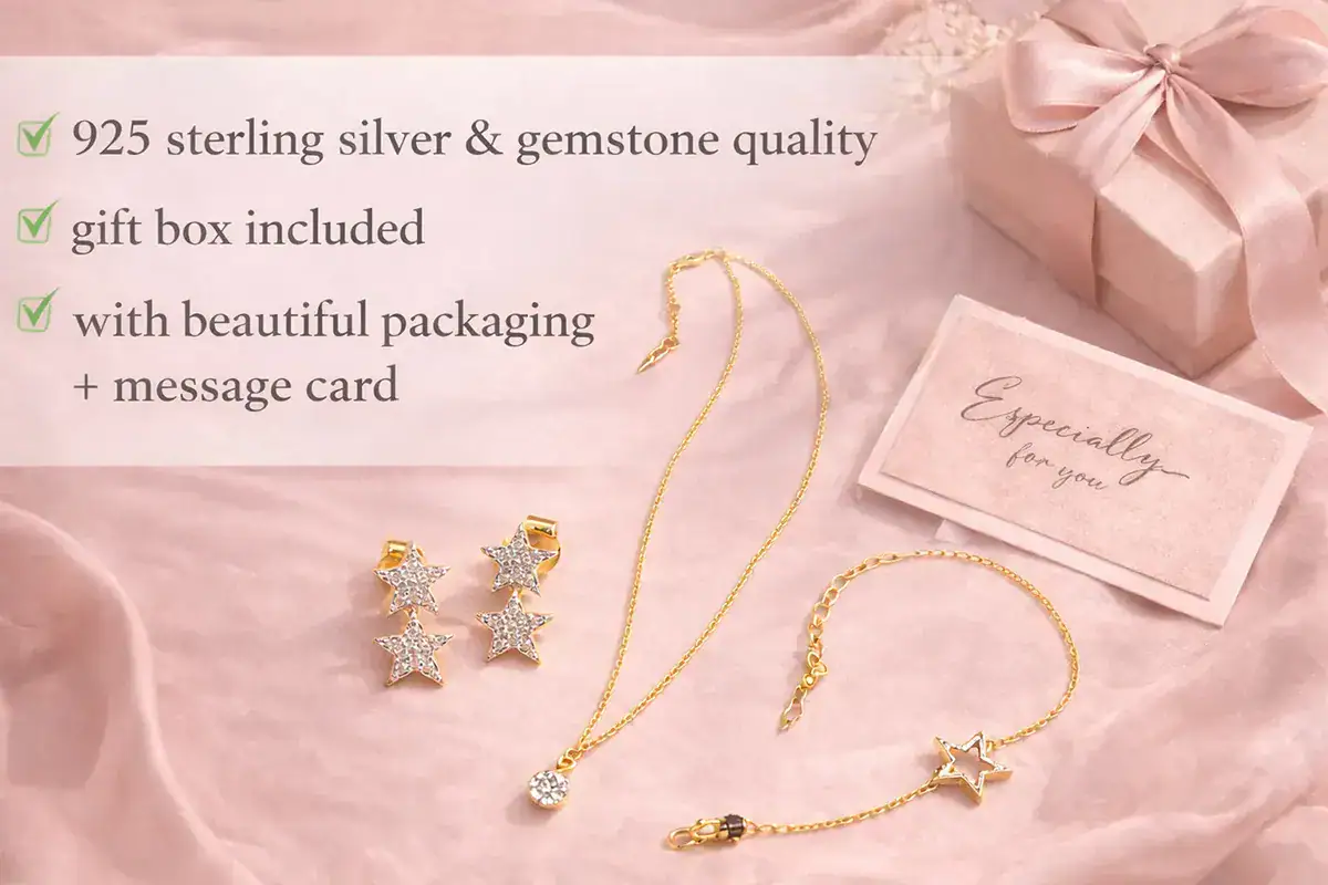 Elegant sterling silver jewelry for girls and teens.