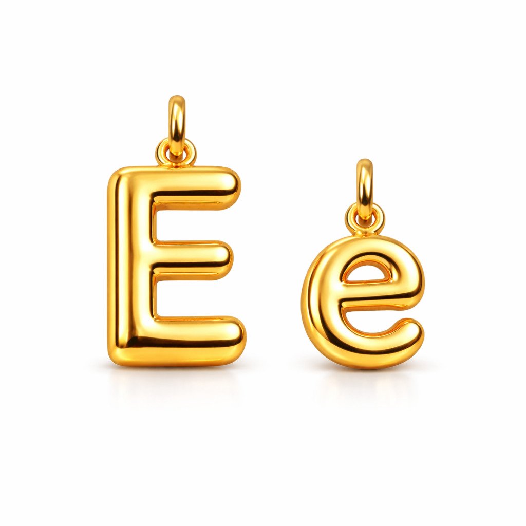 file_000000006088720887991638a2ddc0d5 INITIALS PENDANT LETTER E & e - Image 1