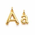 INITIALS PENDANT LETTER A & a